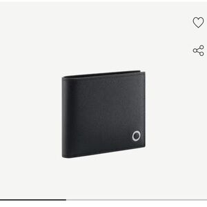 Bvlgari Black Leather Bifold Wallet